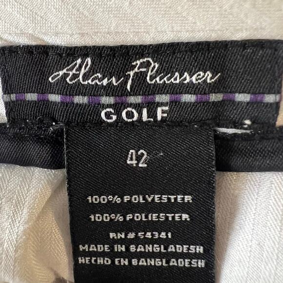 Alan Flusser Golf, shorts men’s 42 flat front Excellent Condition! - Picture 5 of 6
